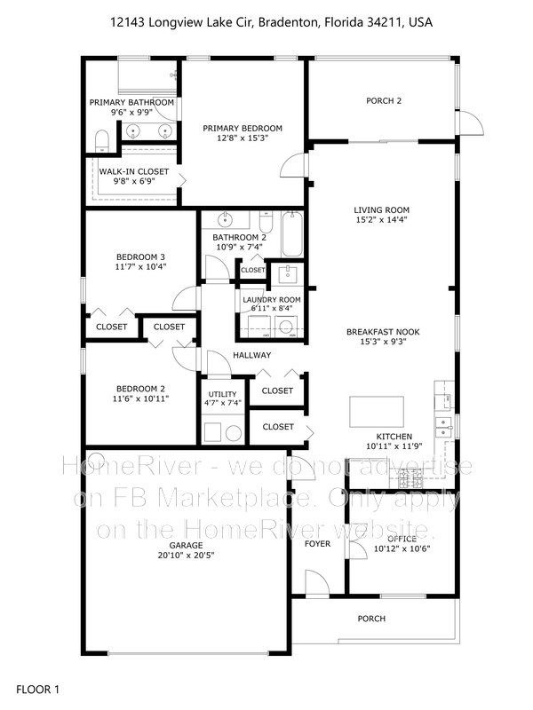 Move In Ready! - 12143 Longview Lake Cir, Bradenton FL 34211 property image