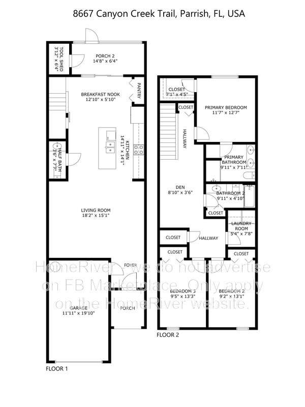 Move In Ready! - 8667 CANYON CREEK TRL, PARRISH FL 34219 property image